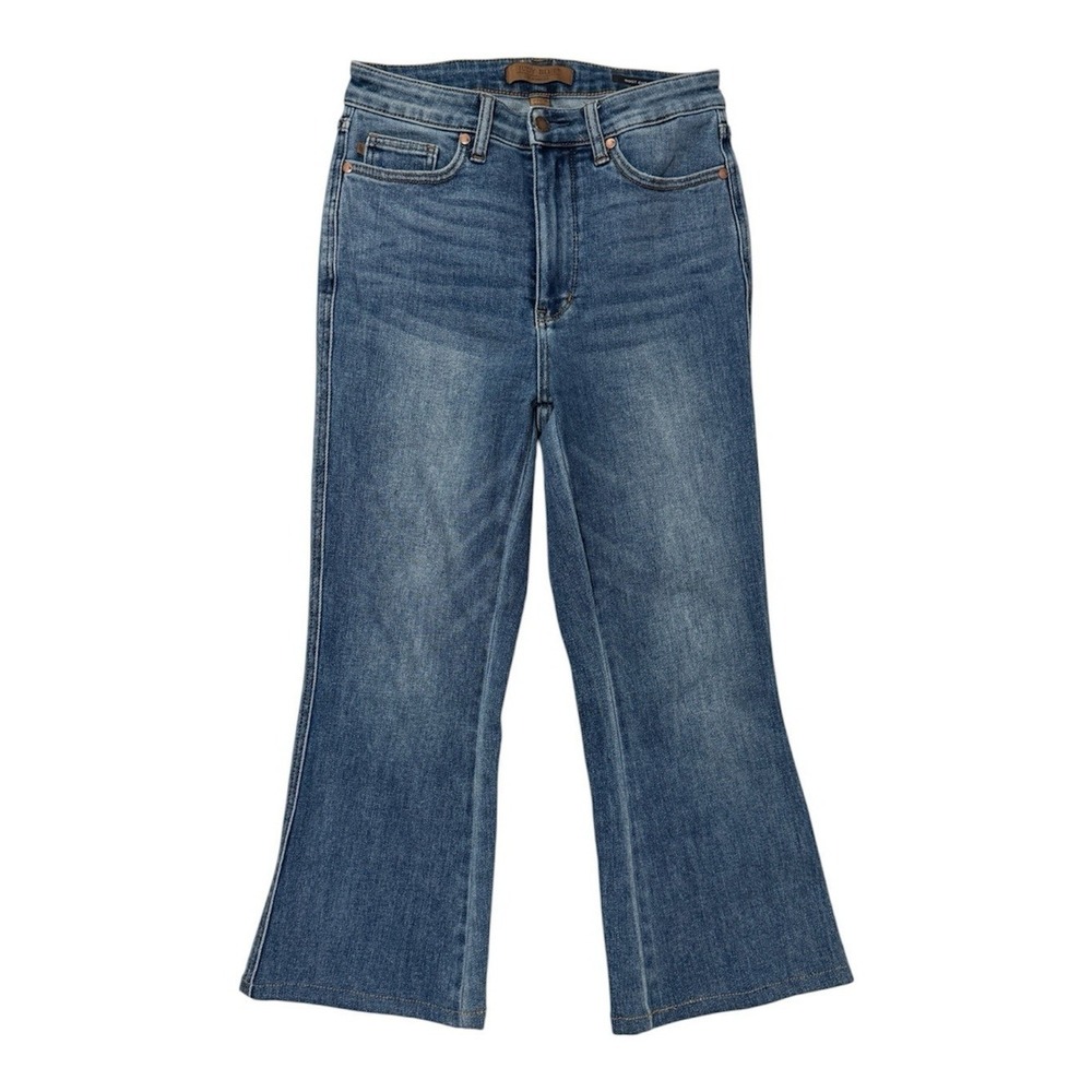 Judy Blue Boot Cut Jeans Womens 7/28 Short Blue Excellent‎ High Rise Flare